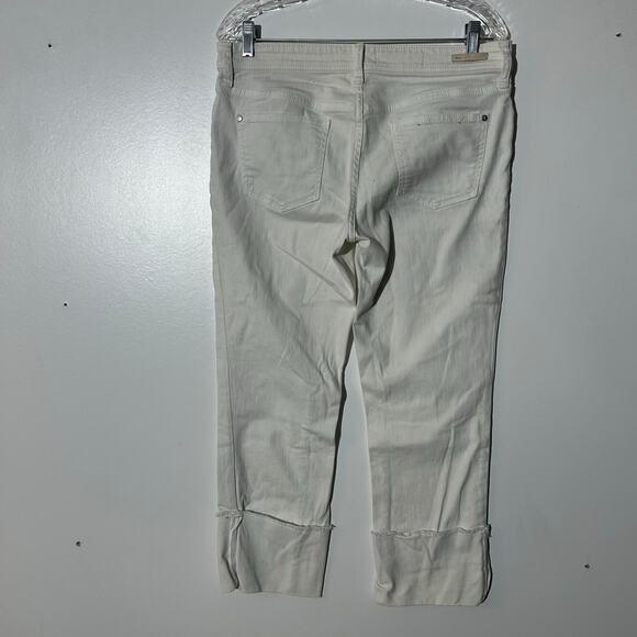 Anthropologie Pilcro & the Letterpress Hyphen White 5 Pocket Jean Pants Women 29 - Picture 4 of 7